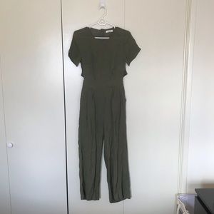 Olive green jumpsuit